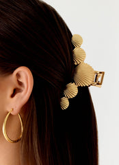 Chill Tides Claw Clip - Gold