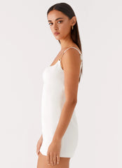 Aretha Mini Dress - White