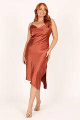 Cyprus Dress - Rust