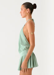 Mable Mini Dress - Green